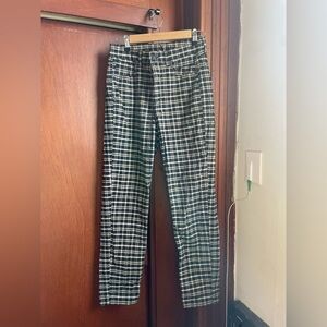 American Eagle Outfitters Plaid Mom Jean